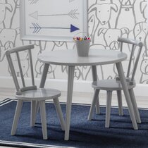 Delta children's table store and chairs grey